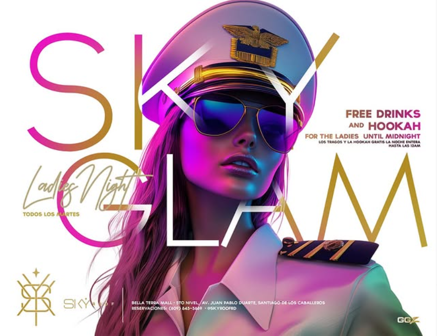 Sky Glam · Ladies Night